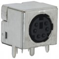 5749265-1 - CONN RCPT FMALE MINI DIN 6P SLDR