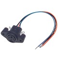 MD-30PL100 - CONN RCPT FMALE MINI DIN 3P WIRE