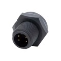 21004515-06 - CONN RCPT MALE 4POS GOLD SOLDER