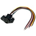 MD-80PL100 - CONN RCPT FMALE MINI DIN 8P WIRE