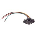 MD-50PL100 - CONN RCPT FMALE MINI DIN 5P WIRE