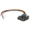 MD-60PL100 - CONN RCPT FMALE MINI DIN 6P WIRE
