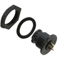 7282-2PG-300 - CONN RCPT MALE 2P GOLD SLDR CUP