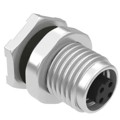 54-00154 - CONN RCPT FMALE 4POS GOLD SOLDER