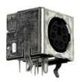 5749231-1 - CONN RCPT FMALE MINI DIN 6P SLDR