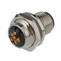 T4132012051-000 - CONN RCPT MALE 5P GOLD SLDR CUP