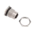 M12D-04PFFS-SF8002 - CONN RCPT FMALE 4P GOLD SLDR CUP