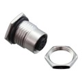 M12A-05PFFS-SF8001 - CONN RCPT FMALE 5P GOLD SLDR CUP