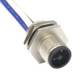 M12T-04PMMS-SH8B15 - CONN PLUG MALE 4P WIR LEAD 0.49'