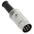 12BL6MX - CONN PLUG MALE DIN 6POS SOLDER