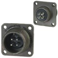 MS3102E14S-2P - CONN RCPT MALE 4P SILV SLDR CUP