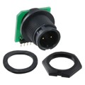 7261-2PG-300 - CONN RCPT MALE 2POS GOLD SOLDER