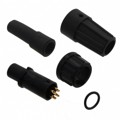 16882-4PG-522 - CONN PLUG MALE 4P GOLD SLDR CUP