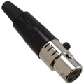 M-XL-3-11S - CONN PLUG FMALE MINI XLR 3P SLDR