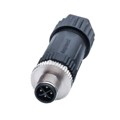 M12S-04BMMB-SL7002 - CONN PLUG MALE 4POS GOLD SCREW