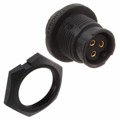 EN3P3F16X - CONN RCPT FMALE 3P GOLD SLDR CUP