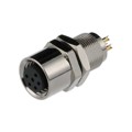 855-006-203R004 - CONN PLUG FMALE 6P GOLD SLDR CUP