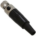 M-XL-4-11S - CONN PLUG FMALE MINI XLR 4P SLDR