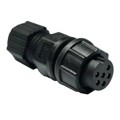 BD-06BFFA-LL7001 - CONN PLUG FMALE 6P GOLD SLDR CUP