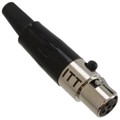 M-XL-5-11S - CONN PLUG FMALE MINI XLR 5P SLDR