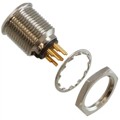 M-XL-6-14 - CONN RCPT MALE MINI XLR 6P SLDR