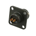 PT02E-8-2S - CONN RCPT FMALE 2P GOLD SLDR CUP
