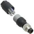 1441037 - CONN PLUG MALE 4POS GOLD IDC