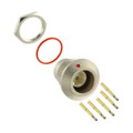 HS2P5F20 - CONN RCPT FMALE 5POS GOLD CRIMP