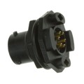 UTS710E6P - CONN RCPT MALE 6P GOLD SLDR CUP