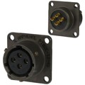 PT02E-12-4S(025) - CONN RCPT FMALE 4P GOLD SLDR CUP