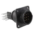 796497-1 - CONN RCPT MALE 9POS GOLD SOLDER