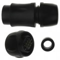 UTS6JC12E10P - CONN PLUG MALE 10P GOLD SLDR CUP