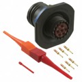 D38999/24WB98PN - CONN RCPT MALE 6POS GOLD CRIMP