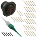 D38999/24WD35SN - CONN RCPT FMALE 37POS GOLD CRIMP