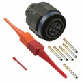 D38999/26WB98SN - CONN PLUG FMALE 6POS GOLD CRIMP