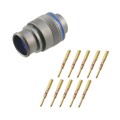 FMN.2M.310.XLCT - CONN PLUG MALE 10POS GOLD CRIMP