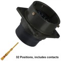 PT02SE-18-32P - CONN RCPT MALE 32POS GOLD CRIMP