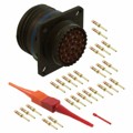 D38999/20WE26PN - CONN RCPT MALE 26POS GOLD CRIMP