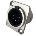 IO-XLR5-M-JL - CONN RCPT MALE XLR 5P SOLDER CUP