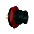 BD-03PMMP-LC7001 - CONN RCPT MALE 3POS GOLD SOLDER