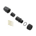 6280-4PG-311 - CONN PLUG MALE 4POS GOLD CRIMP
