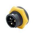 23003535-02 - CONN RCPT MALE 3POS GOLD SOLDER
