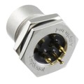 M12A-03PFFP-SF8001 - CONN RCPT FMALE 3POS GOLD SOLDER