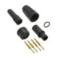16880-4PG-522 - CONN PLUG MALE 4POS GOLD CRIMP