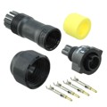 CB-04BFMA-QL8MP0 - CONN PLUG MALE 4POS GOLD CRIMP