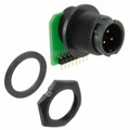 7261-3PG-300 - CONN RCPT MALE 3POS GOLD SOLDER