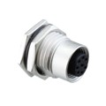 M12A-08PFFS-SF8002 - CONN RCPT FMALE 8P GOLD SLDR CUP
