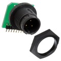 EN3P3MRAPCBN - CONN RCPT MALE 3POS GOLD SOLDER