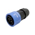 24002131-02 - CONN PLUG MALE 2POS SOLDER CUP
