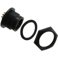 4282-9PG-300 - CONN RCPT MALE 9P GOLD SLDR CUP